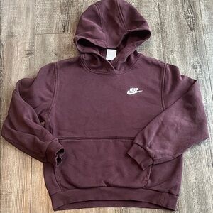 Nike kids Burgundy Hoodie Sweater